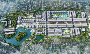 Phối cảnh 3D ban ngày dự án Thái Hưng Crown Villas