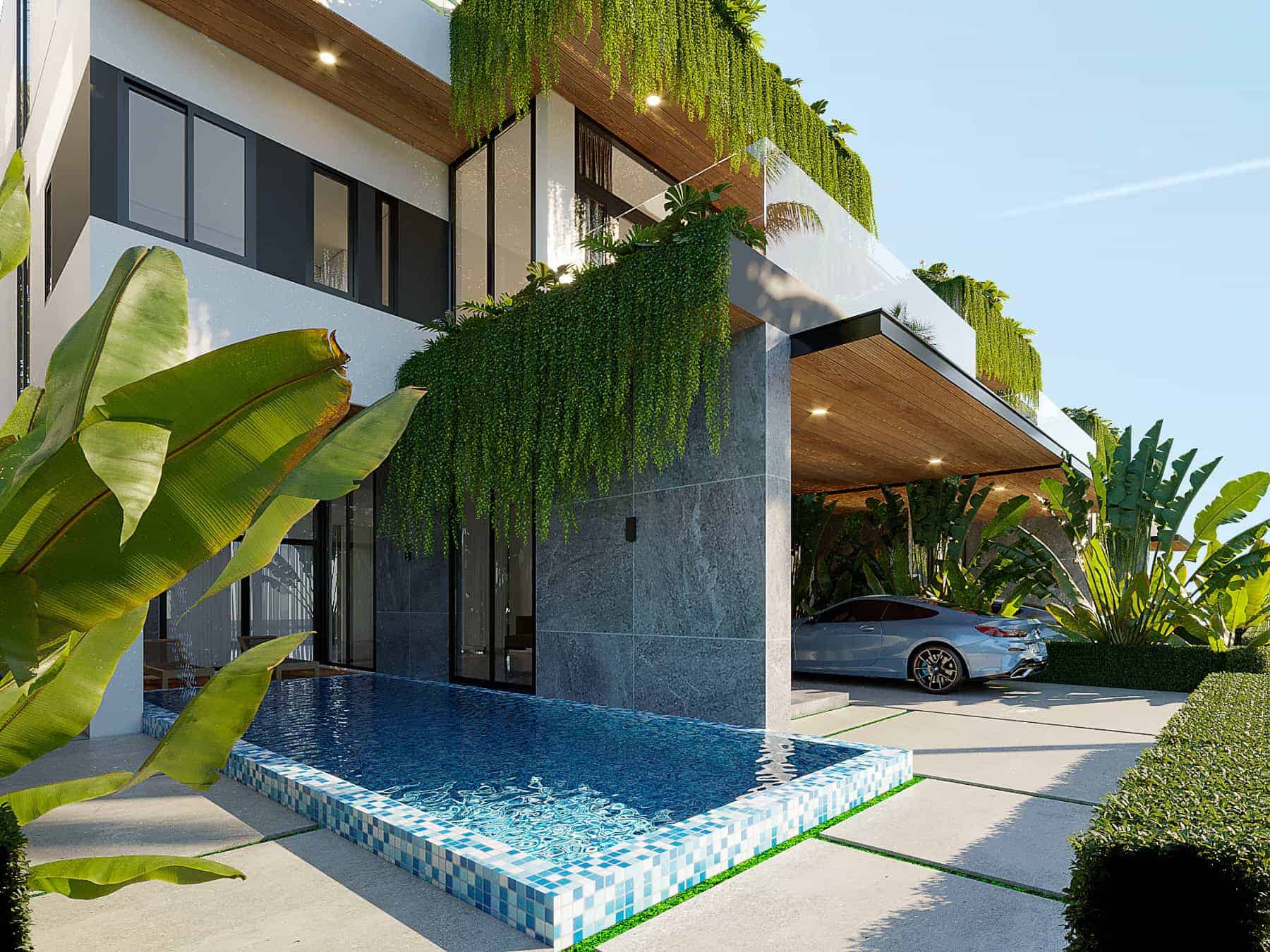 Phối cảnh ảnh 3D Biệt thự Rosa Luxury Villas 